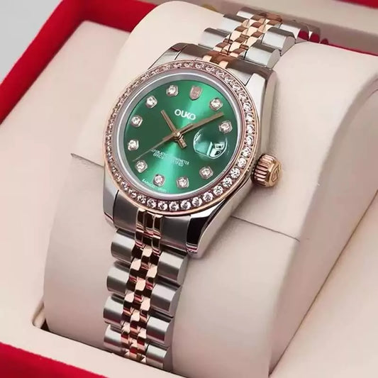 Reloj Elegante Tipo Rolex para Mujer