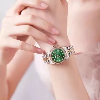 Reloj Elegante Tipo Rolex para Mujer