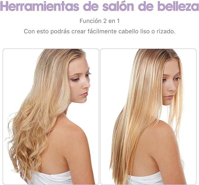 Mini Plancha Portátil para el Pelo GlamGo™ – Alisado Perfecto en 5 Minutos